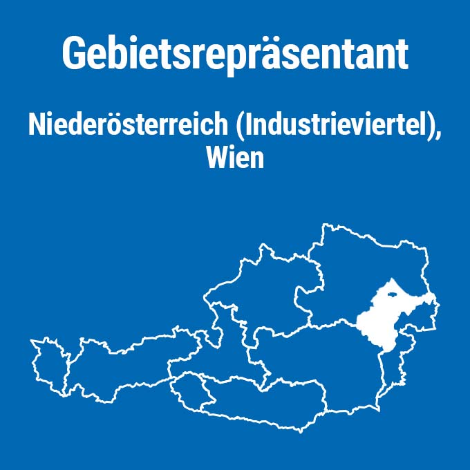 Gebietsrepräsentant Wien, Niederösterreich - Industrieviertel