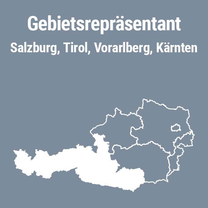 Gebietsrepräsentant, Salzburg, Tirol, Vorarlberg, Kärnten