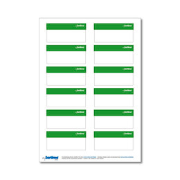 Beschriftungsetiketten hellgrün BOXX/Koffer/Clip 12 St. (1 Bogen)